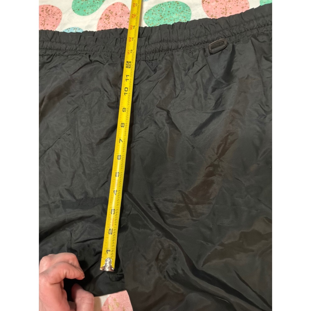Sportina Vintage Black Nylon Track Pants Ladies 18 Ankle Zip‎ Joggers Athletic - Picture 4 of 4